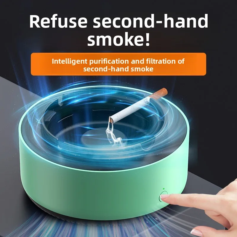 

Ashtray Air Purifier Intelligent Passive Smoking Removal Smoking Smoke Smell Multi Filtration Indoor Living Room Office