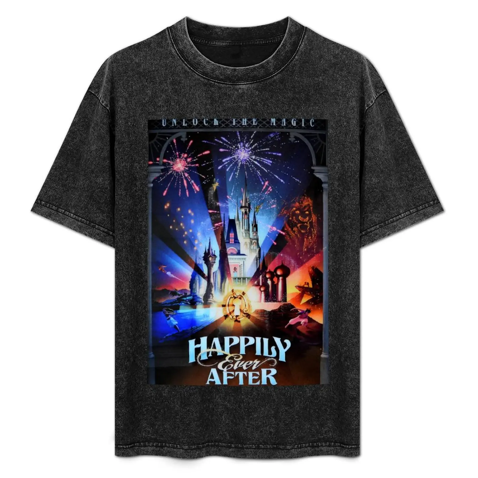 Happily Ever After T-Shirt anime tshirt anime figures quick drying plus size clothes mens t shirts top quality