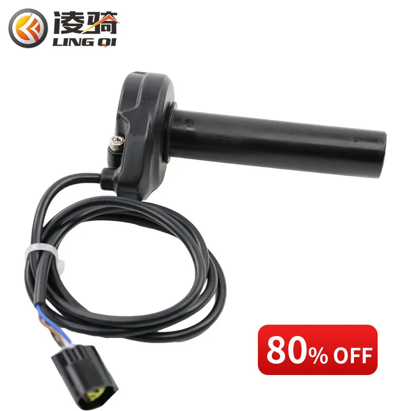 

LINGQI Replacement 7/8" Throttle Grip Handlebar Accelerator Fit For Light Bee X/S