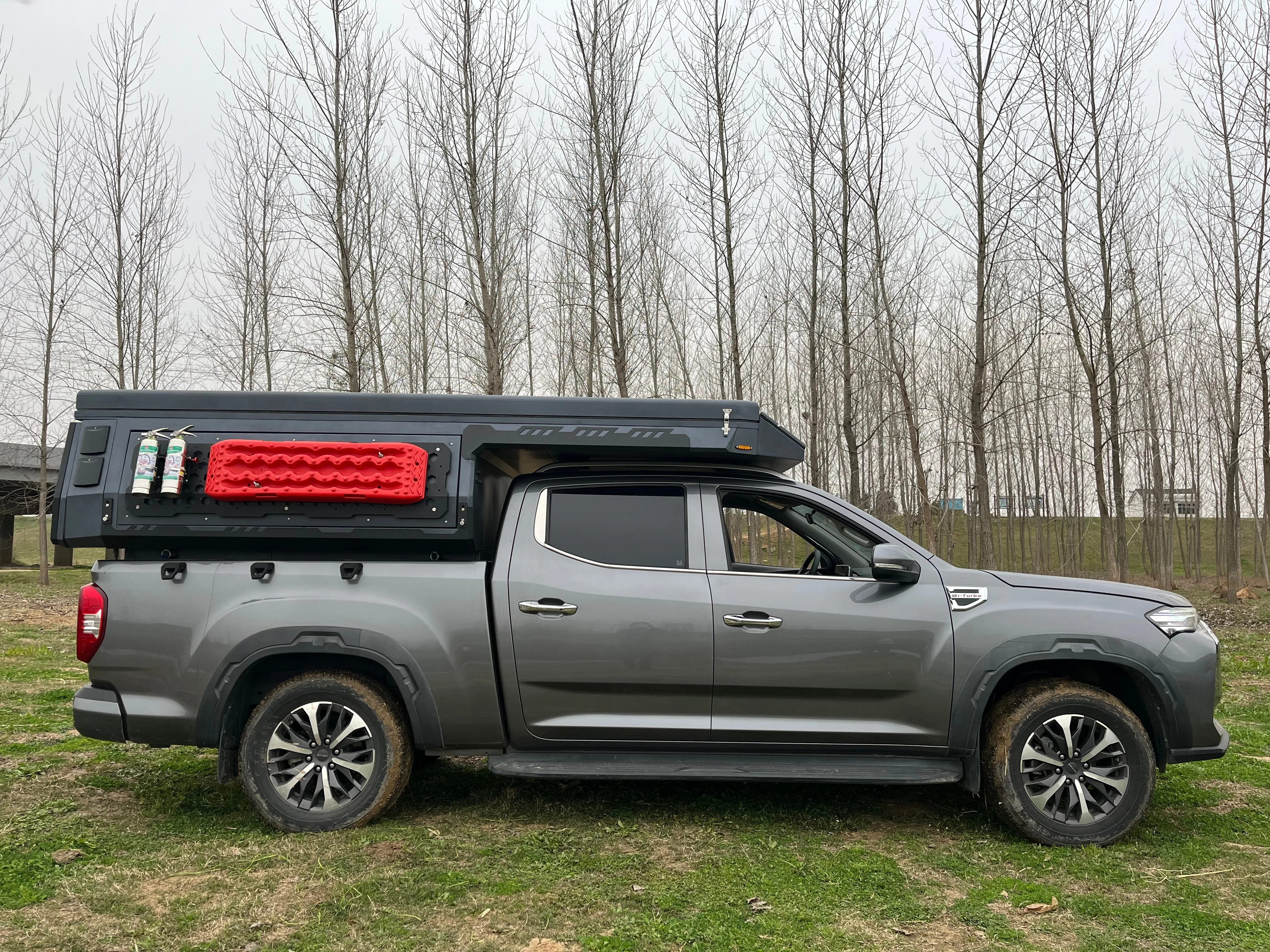 Caminhão de captação cama plana campista banheiro ao ar livre rv para reboques de viagem aumentando sua vida ao ar livre rv viajando