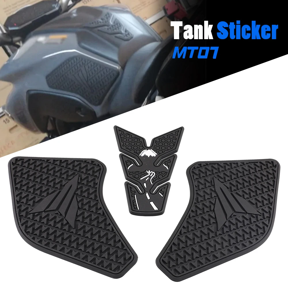 

Tankpad Anti-Slip Tank-Pad Protection Stickers SIDE TANK PADS Traction Pad Motorcycle For Yamaha MT-07 MT07 MT 07 2021