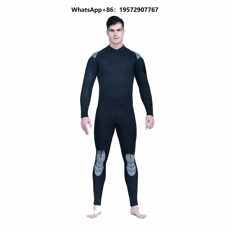 New Arrival 3mm Neoprene Adult Full Body Wetsuit for Diving Spearfishing Surfing-Windproof Anti-Bacterial UV