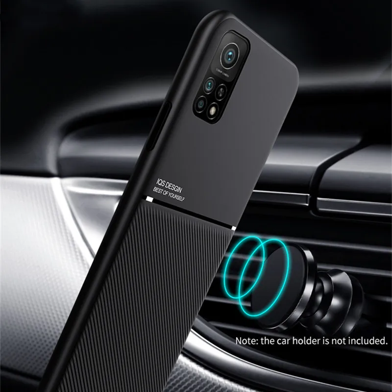 For Xiaomi Mi 10T Lite 5G Case Luxury Magnetic Car Holder Plate Cover For Mi Note 10 10T Pro Mi 10 T Mi10T Pro Mi10 Leather Case