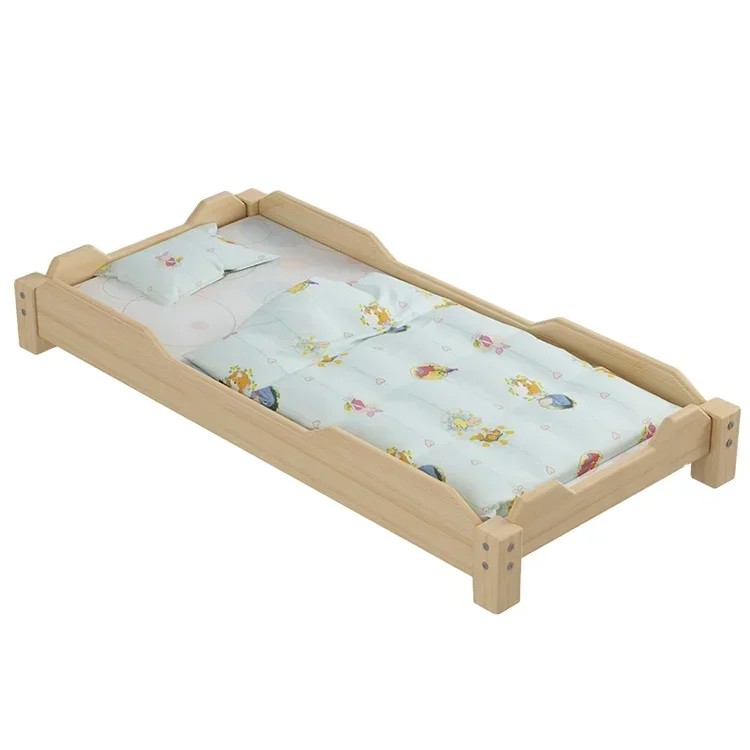 Wholesale Nursery School Furniture Wooden Kindergarten Kids Children Bed