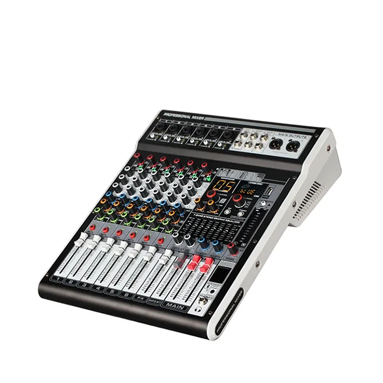 STABCL ST-6P 6 Channel Professional stage bar pub Digital Audio Signal Processor Mixing Console Mixer