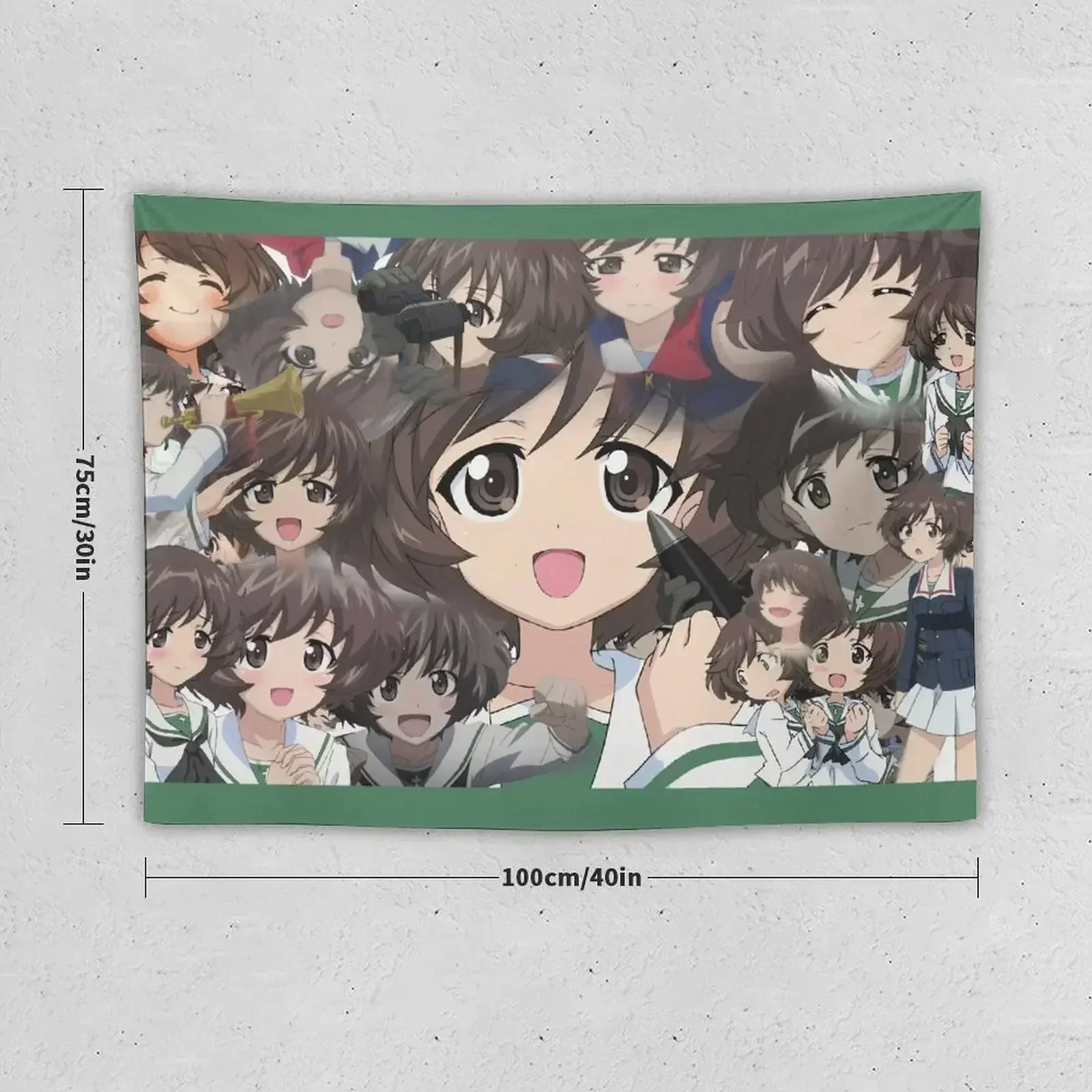 Girls Und Panzer Yukari Tapestry Aesthetic Room Decors Aesthetic Room Decoration Luxury Living Room Decoration Tapestry