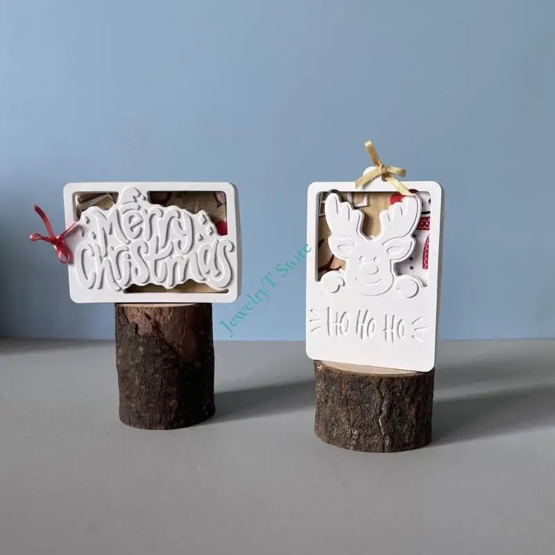 Moule réutilisable en forme d'arbre noël LX9D, pour bijoux en résine, pâtisserie, artisanat cadeaux