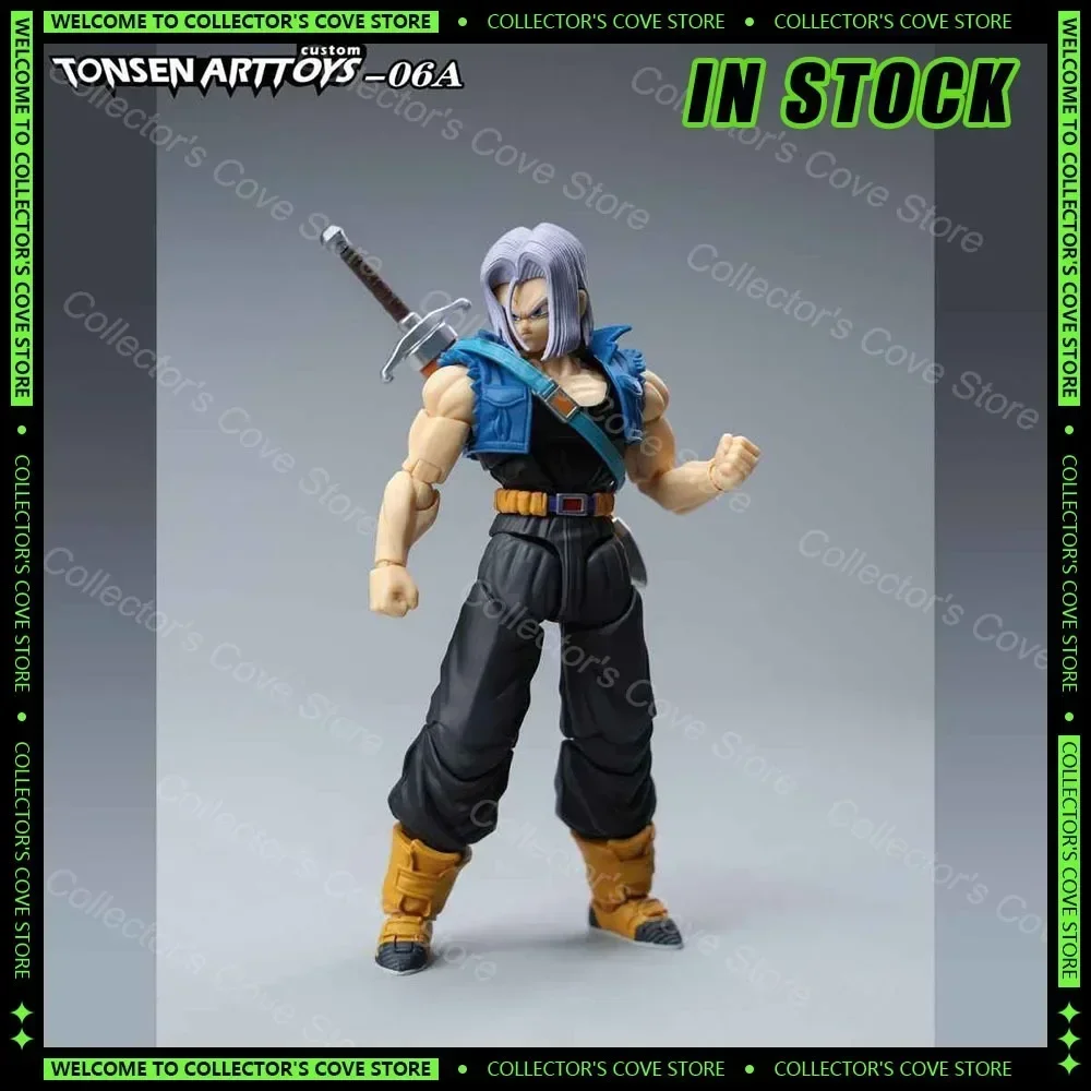 Dragon Ball Z Tonsenarttoys Figure SHF Super Saiyan SSJ SSJ2 Trunks Majin Buu Kid Buutenks Custom Accessories Action Figures Toy