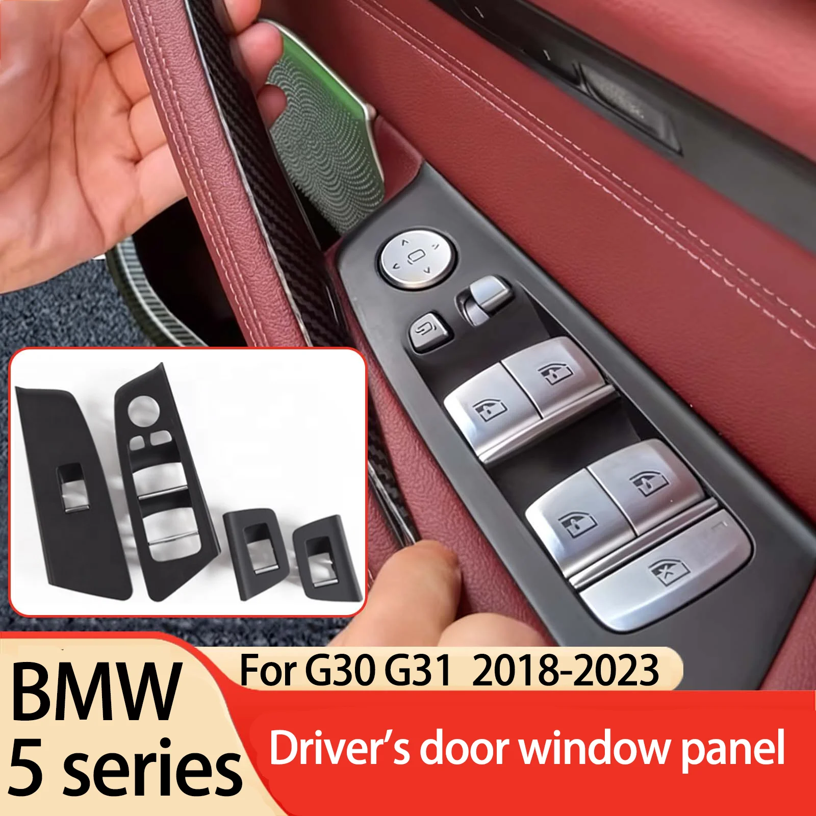 LHD RHD for BMW 5 Series G30 G31 F90 530i 540i liter window switch panel short axis model 2016-2023 car parts