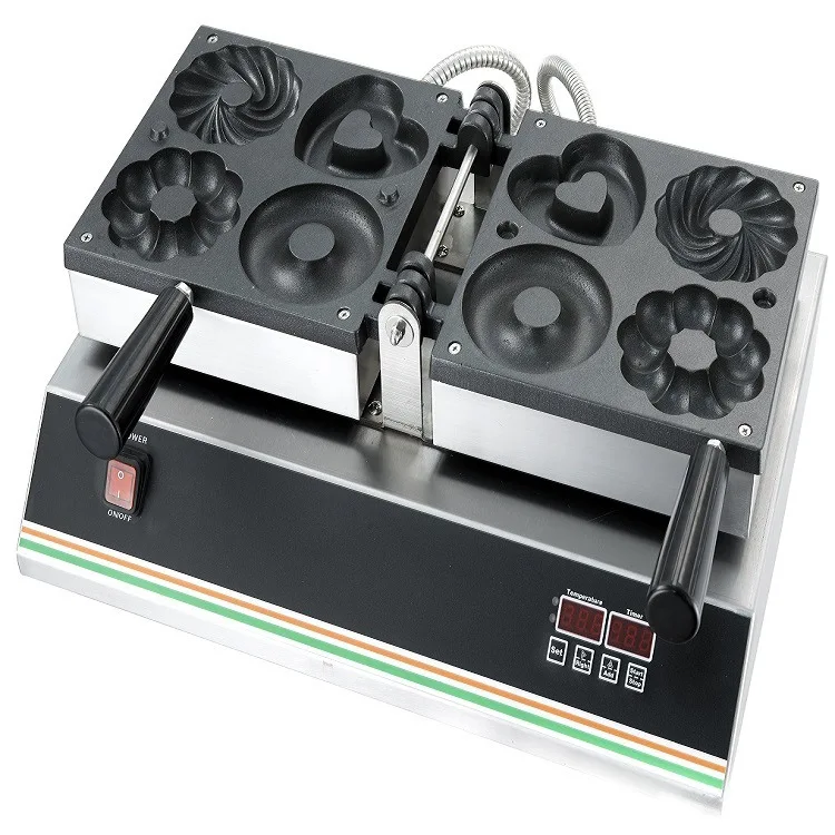 Commercial scone machine, electric cake pan, baking specialty snack equipment, four-in-one flip type