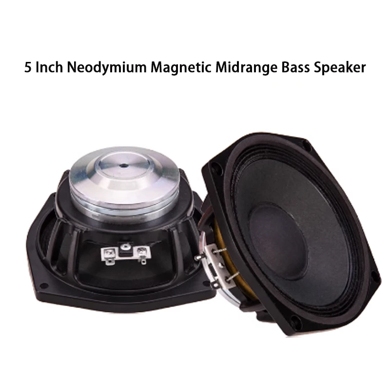 AOSIBAO 5 Inch Midrange Bass Speaker Unit 120W 8 Ohm Neodymium Magnet Speakers Stage line Array Sound Box Dedicated Loudspeaker