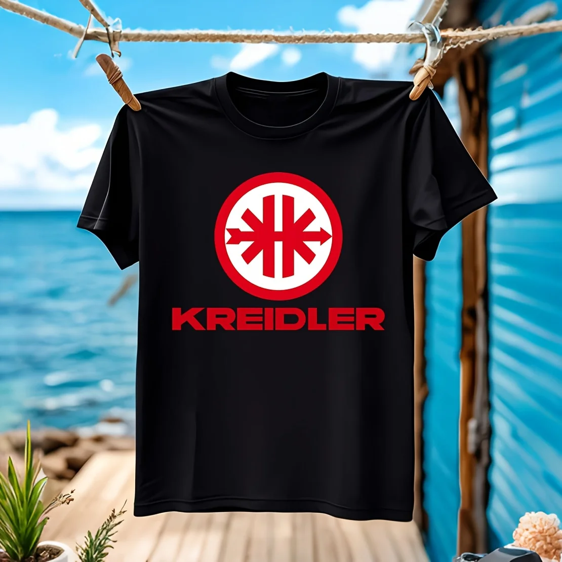 

Kreidler Motos Большая и прочная мужская футболка из 100% хлопка, повседневная, дышащая, удобная, повседневная, повседневная одежда, широкий размер, различные размеры