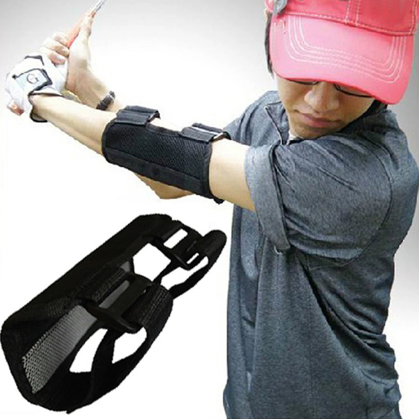 

Swing Training Aid Swing Training Aids Straight Practice Elbow Brace Swing Trainer Arm Wrap for Beginners