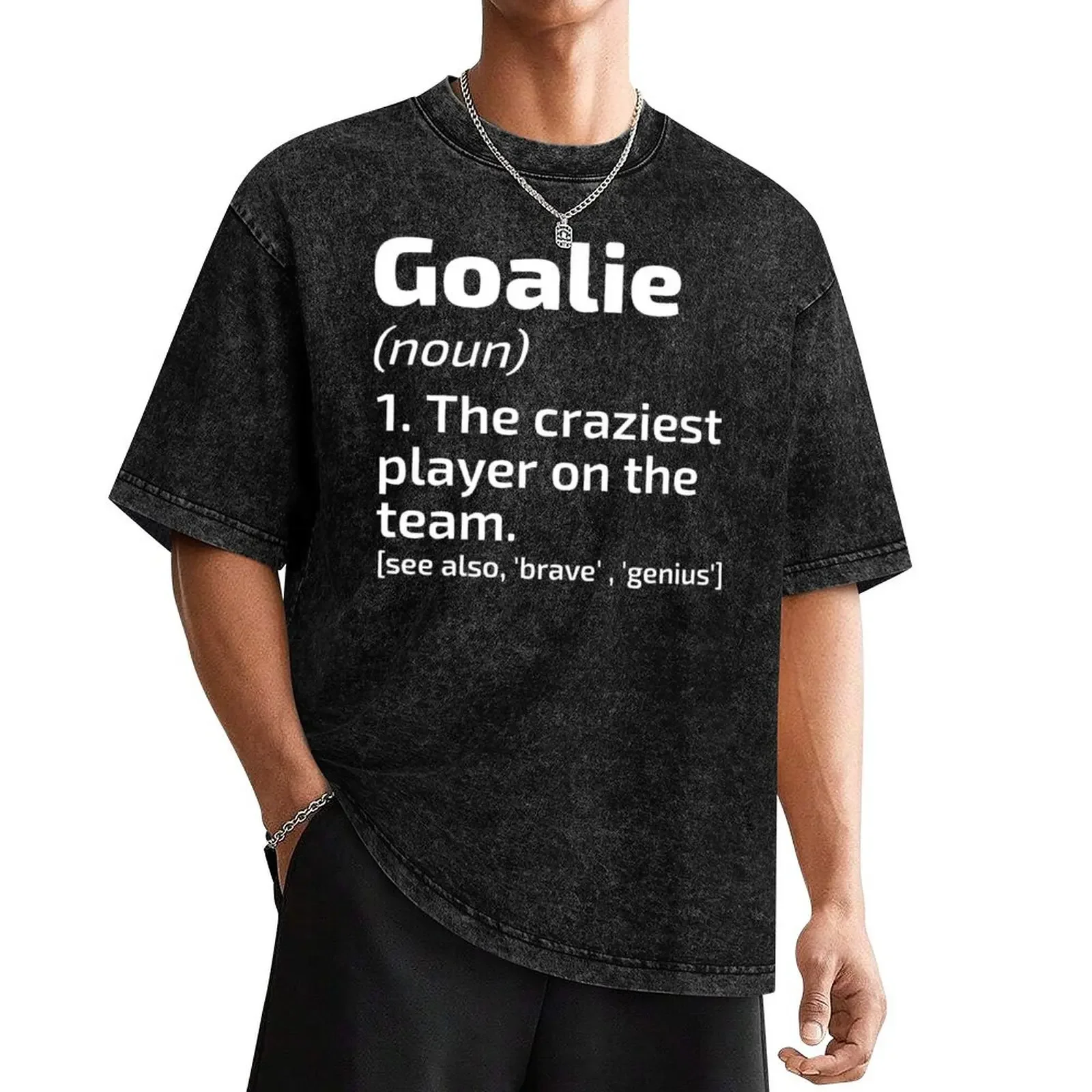 Goalie definition - Hockey Soccer Goalkeeper T-Shirt Short sleeve tee cute tops plain black t shirts men