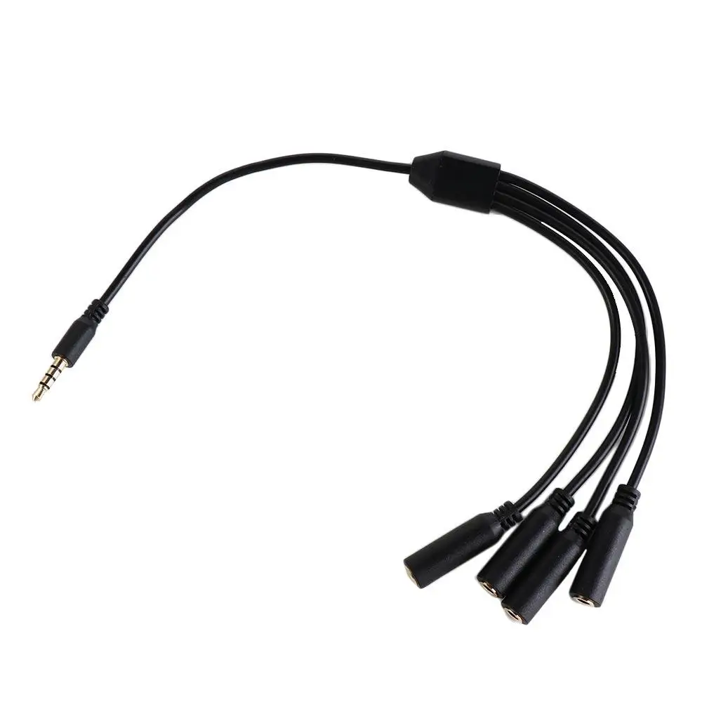 Mic 3.5mm TRRS 3.5mm Male 3.5mm Female Jack Audio Adapter Cord Stereo Splitter Wire Headset Splitter Cable 3.5mm Splitter Cable