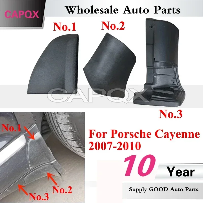 Capqx Auto Rückseite Kotflügel abdeckung Schürze Eck verkleidung Abdeckung für Porsche Cayenne 2014-2018 Tür untere Rock abdeckung Pastete