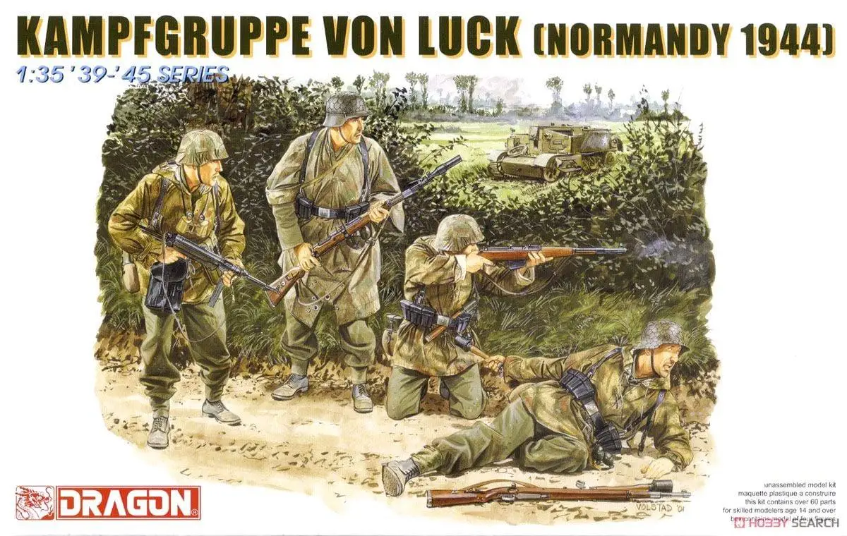 DRAGON 1/35 6155 Kampfgruppe Von Luck (Normandy 1944)