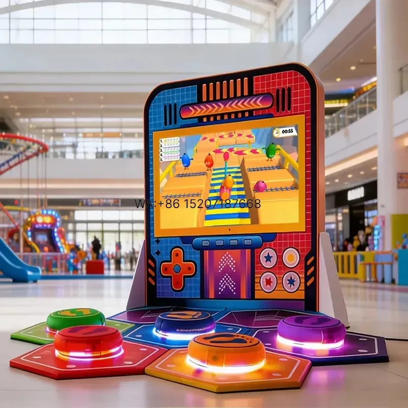 Wmwmnu for Commercial Interactive Jumping VR Game System Motion Sensing Jump Mats for Indoor Playground Multiplayer Fitness