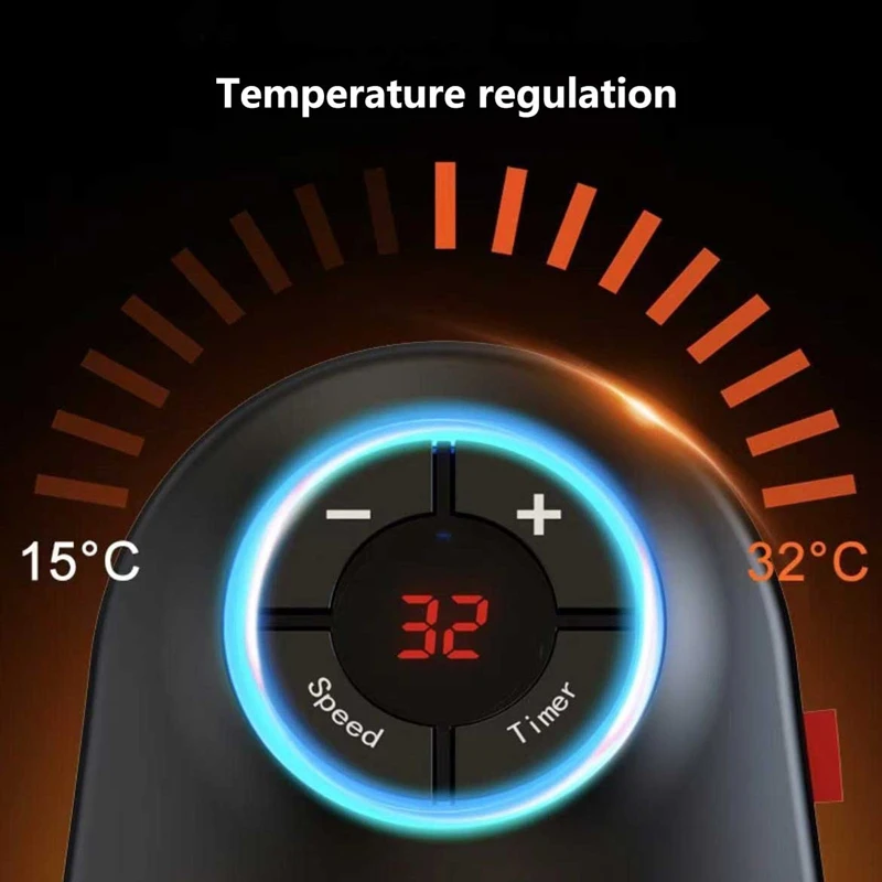 Midea Portable Electric Heater Fast Heating Intelligent With Remote Control Wall Mounted PTC Ceramic Heater Winter for Indoor