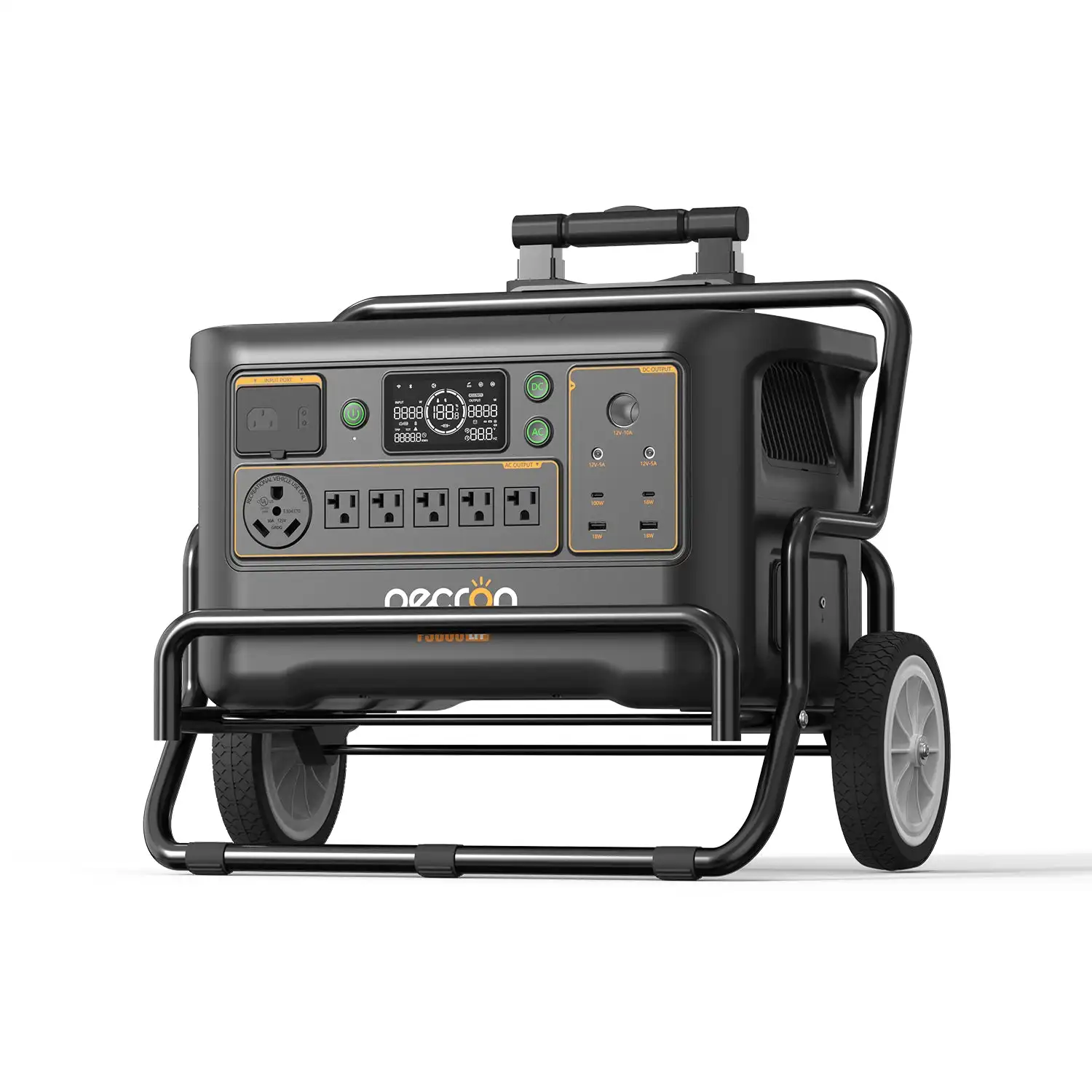 

Outdoor Power Station 3000W 3072Wh Solar Generator for Camping Mobile Power Supply Emergency