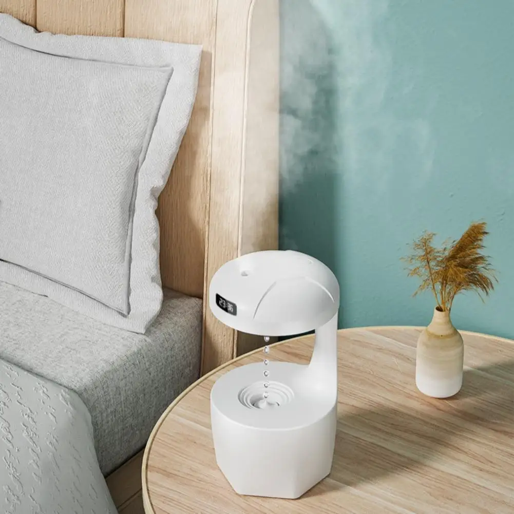 Anti Gravity Water Droplet Backflow Humidifier Aromatherapy Machine Air Humidifier Essential Large Capacity Office Bedroom
