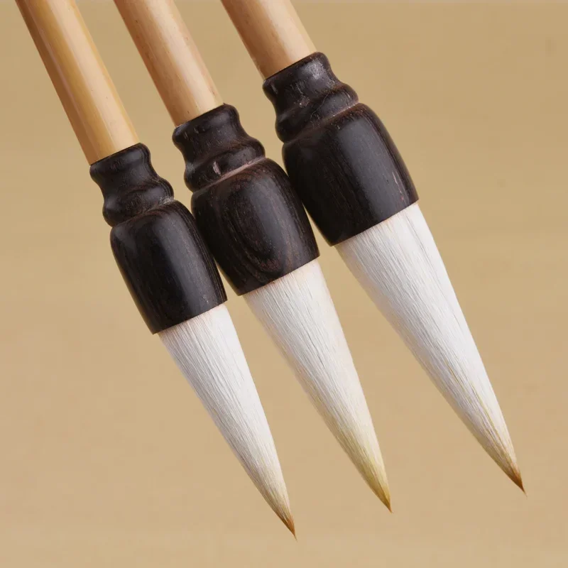 Woolen Mixed Hair Chinese Painting Writing Brush Set White Clouds Lian Brush Pen Calligraphy Handwriting Practice Craft Supply