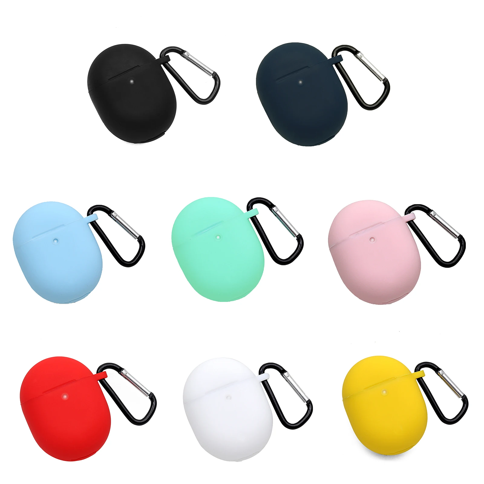 Colorful Earbuds Case Cover Earphones Skin Cover Protective Carrying Case with Keychain Hook Used for Pixel Buds Pro  Dropship