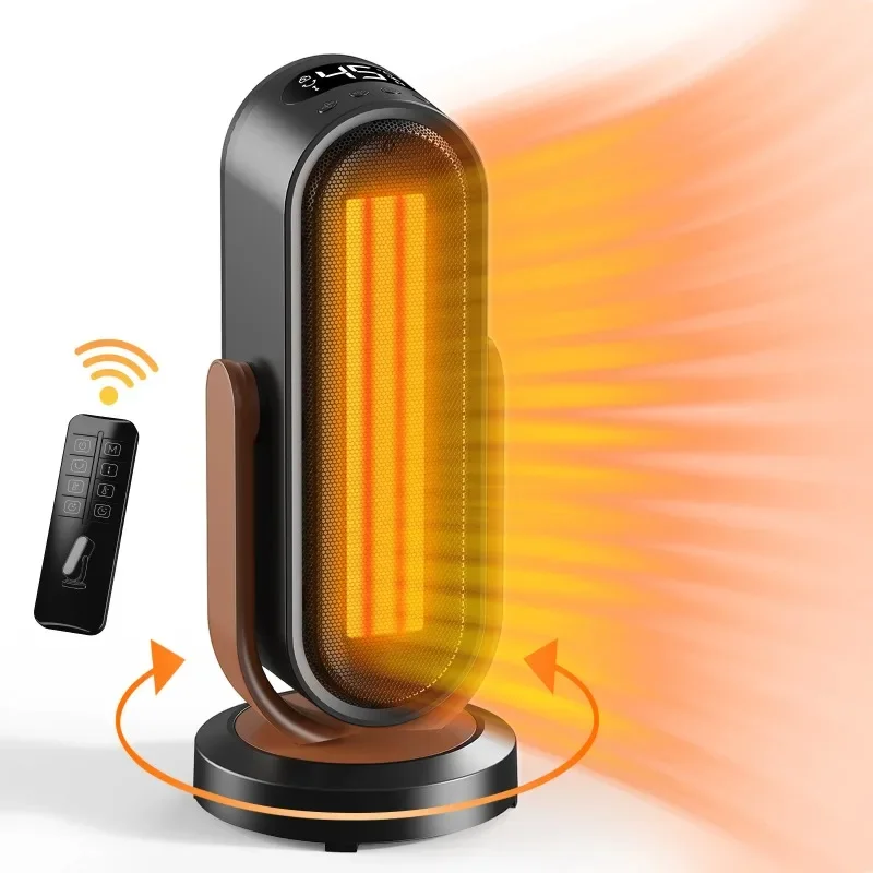 1500W Electric Heater Fan Swinging Portable PTC Heater Fan Room Winter Home Portable Smart Home
