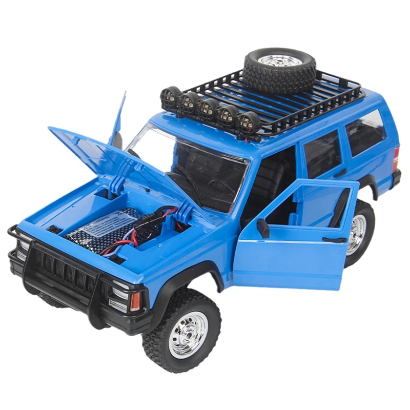 MN78 RC Auto 1/12 2.4G Full Scale Cherokee 4WD Auto da arrampicata Giocattolo telecomandato Fuoristrada Auto da corsa Giocattolo