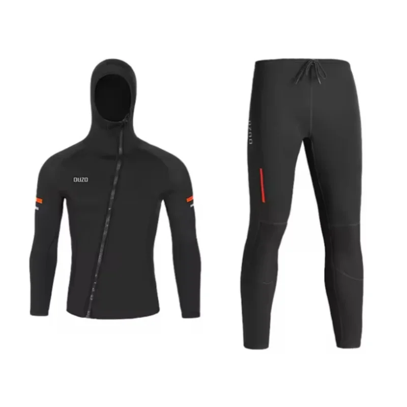 1.5MM Diving Suit Man Women Neoprene Wetsuit Skinsuits Sun Protective Pant Top Long Sleeve Wetsuit Spearfishing Surf Water Suit