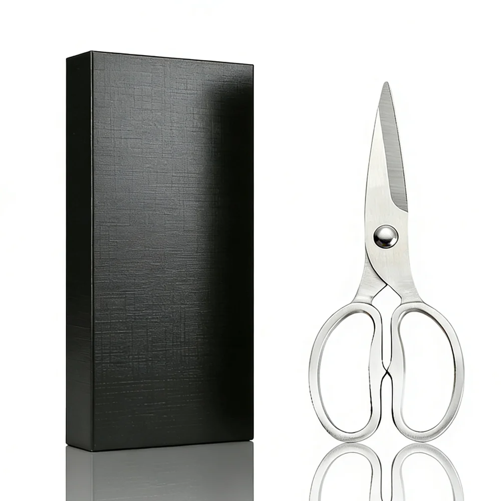 All Stainless Steel Blade Handle Powerfull Barbecue Meat Fish Chicken Bone Scissors  Household Kitchen Shear Home Accessories