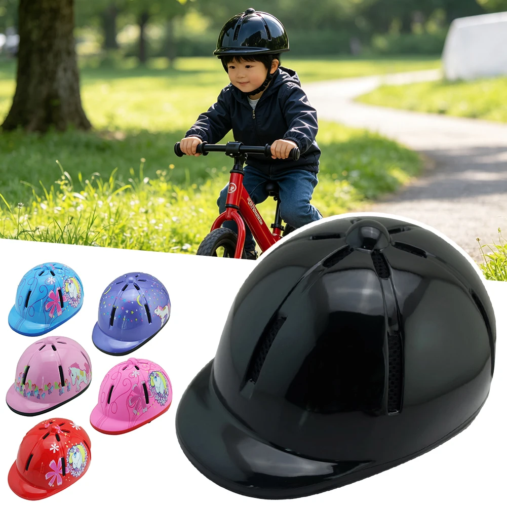 Kids Horse Riding Helmet Adjustable Lightweight & High-Impact Materials Multiple Air Vents For Ventilation Outdoor Cycling