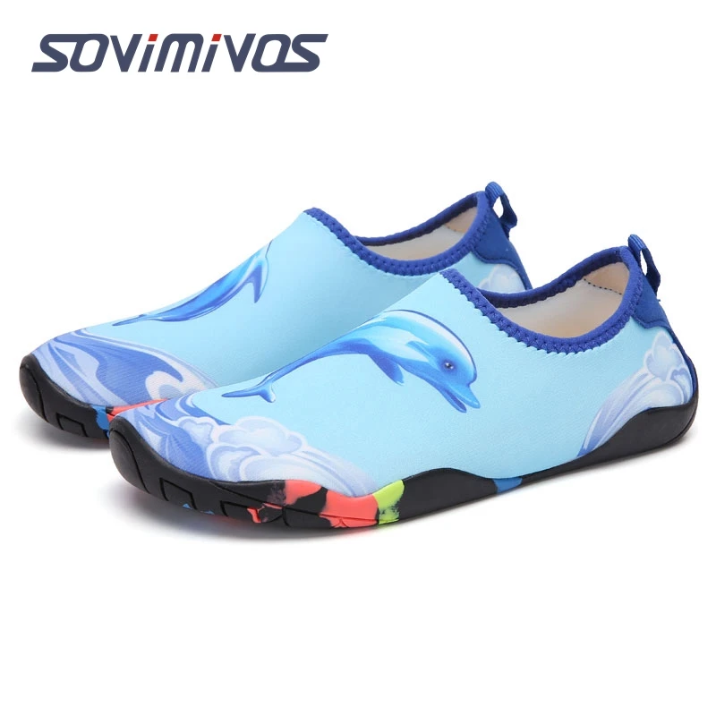 Unisex Water Schoenen Zwemmen Duiken Sokken Zomer Aqua Strand Sandaal Platte Schoen Seaside Antislip Sneaker Sokken Voor Mannen vrouwen Kids