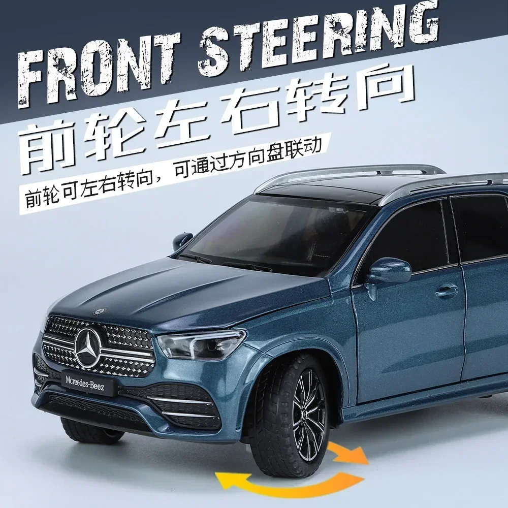 1:24 Benz GLE350 GLE SUV Alloy Model Car Toy Diecasts Metal Casting Sound and Light Car Toys For Children Vehicle