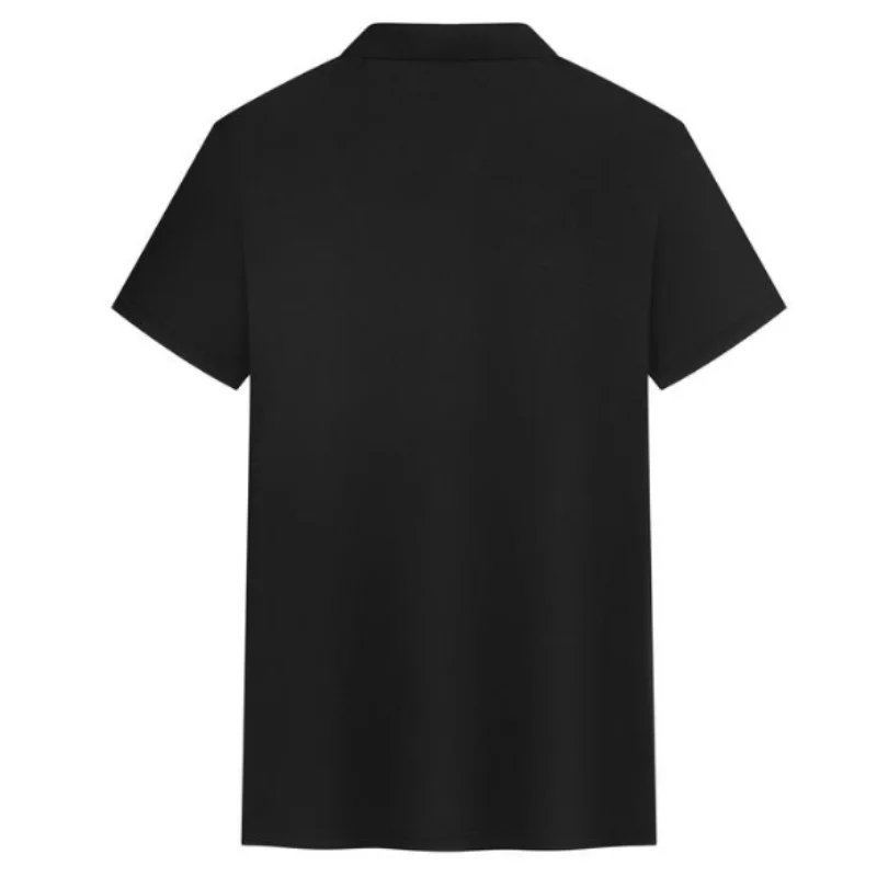 Solid Color Wrinkle Resistant Men's and Women's T-Shirt Shirt Polo Shirt Printed Logo Embroidery Breathable Workwear Customizabl