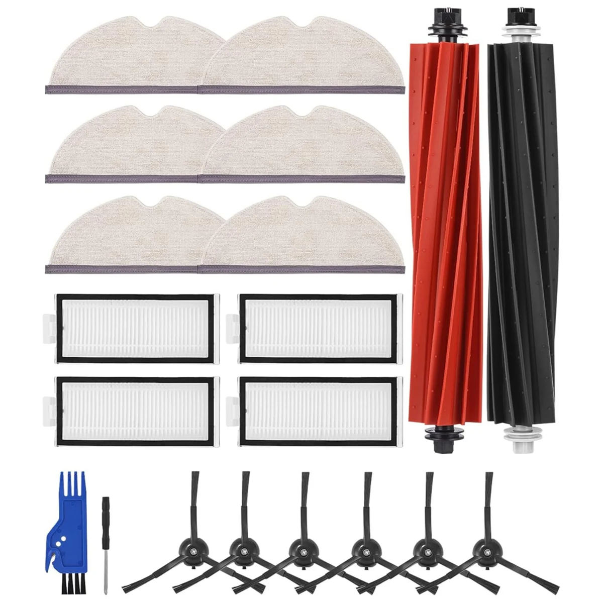 

Hot sale For Q8 Max+ Robot Vacuum Cleaner Main Side Brush Hepa Filter Mop Cloth Replacement Parts Accessories