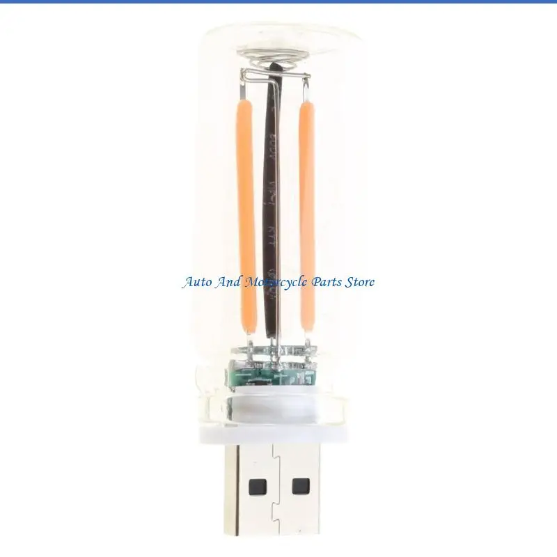 P9FD USB Car LED Lighting Light Retro Inspired Auto Interior Mood Lamps Mini LED Bulb Lamp USB Touch Night Light
