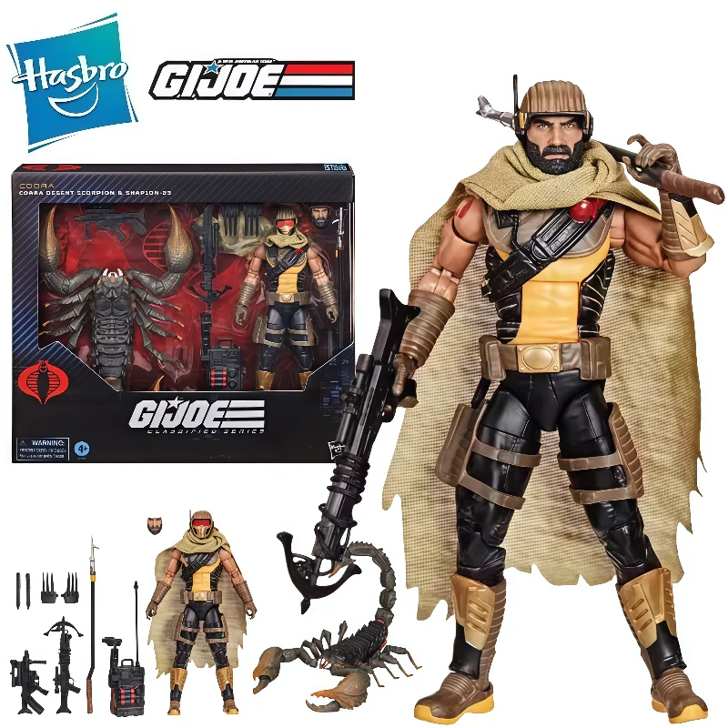 Auf Lager Hasbro G.I. Joe Classified Series Cobra Desert Scorpion 6-Zoll-Actionfigur Modellspielzeug Sammeln Sie Hobbyspielzeuge