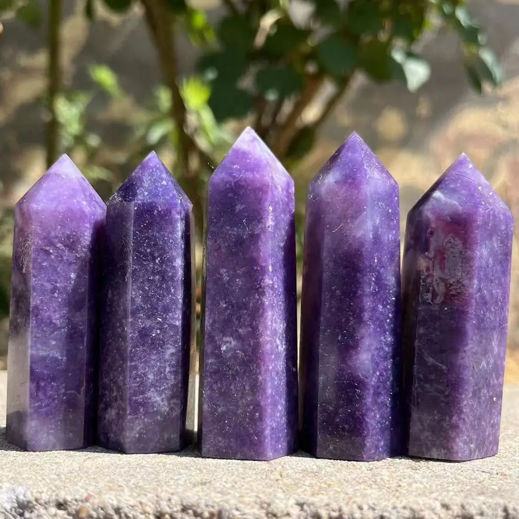 

Natural Crystal ZiYun Mother Tower Violet Rare Gem.For Home Decoration, Reiki Mineral Quartz Stone