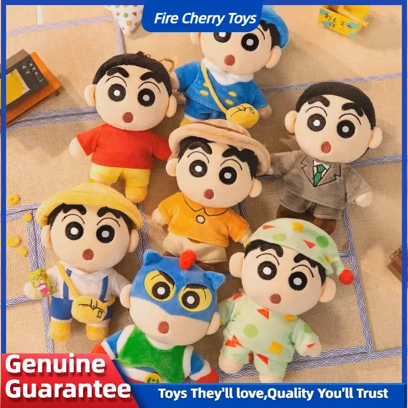 Porte-clés en peluche Crayon Shin-Chan, joli sac à dos, poupée à breloques, personnage de dessin animé Kawaii, cadeau pour enfants filles, nouvelle collection
