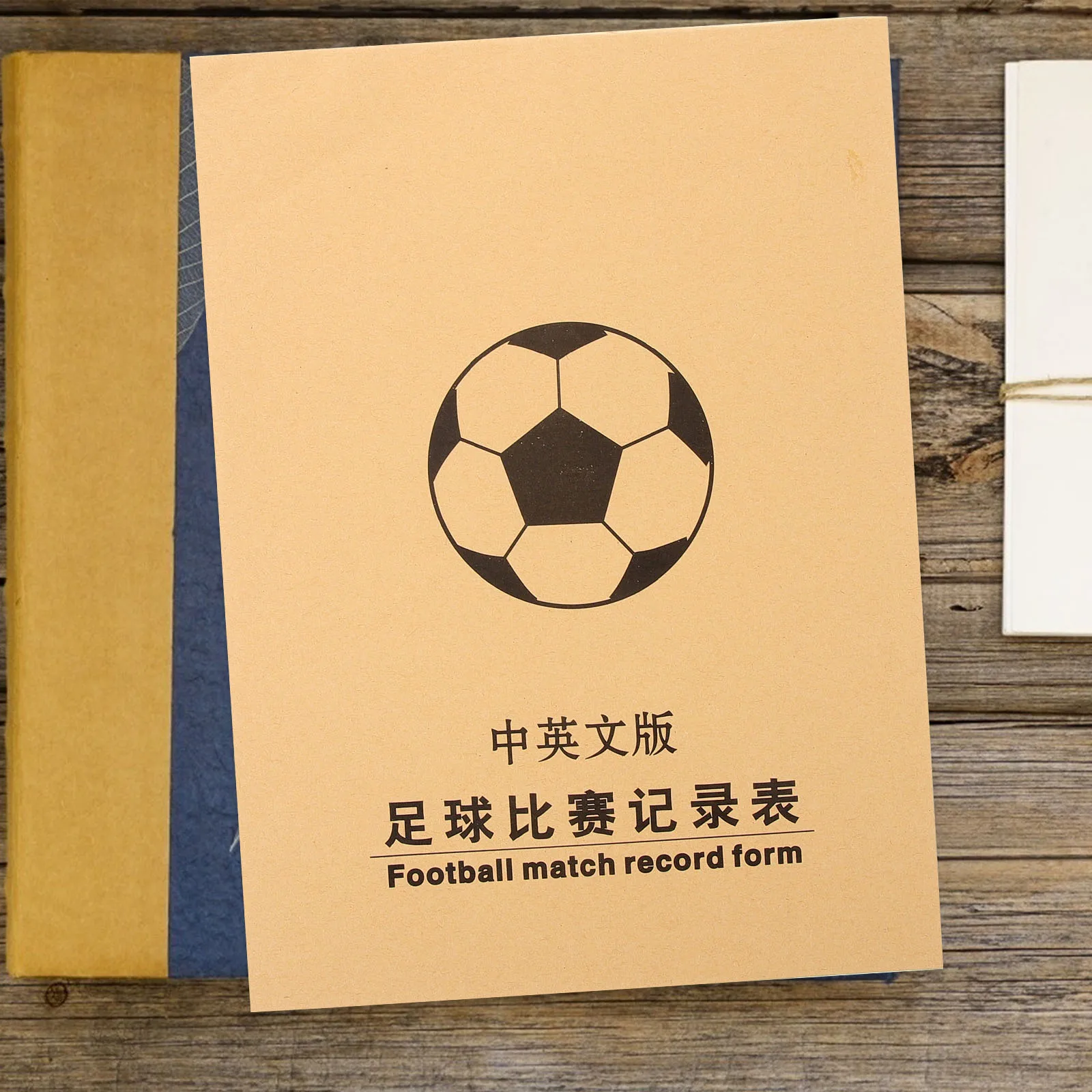 Football Scorebook Sports Chart Golf Baseball Softball Basketball Record Notebook Large Print Form