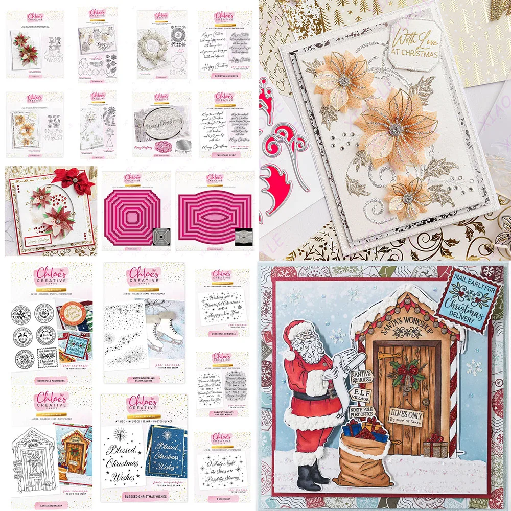 

2025 Merry Christmas Bell Metal Cutting Dies Stamps For DIY Scrapbooking Decorative Embossing Paper Cards Template Decorative