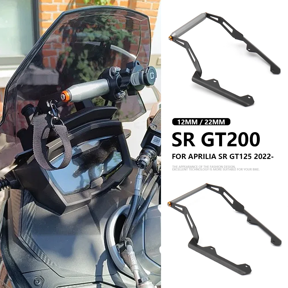 

Motorcycle Mobile Phone GPS Navigation Bracket Wireless Charging Support For Aprilia SRGT200 SR GT200 GT 200 SR GT125 2022 2023