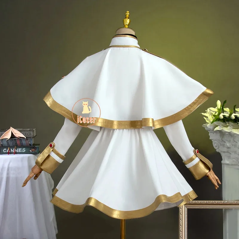 Frieren Cosplay Costume Wig Anime Frieren Beyond Journey's End Dress Ears Earrings Outfit Mage Halloween Party Costume Women Set