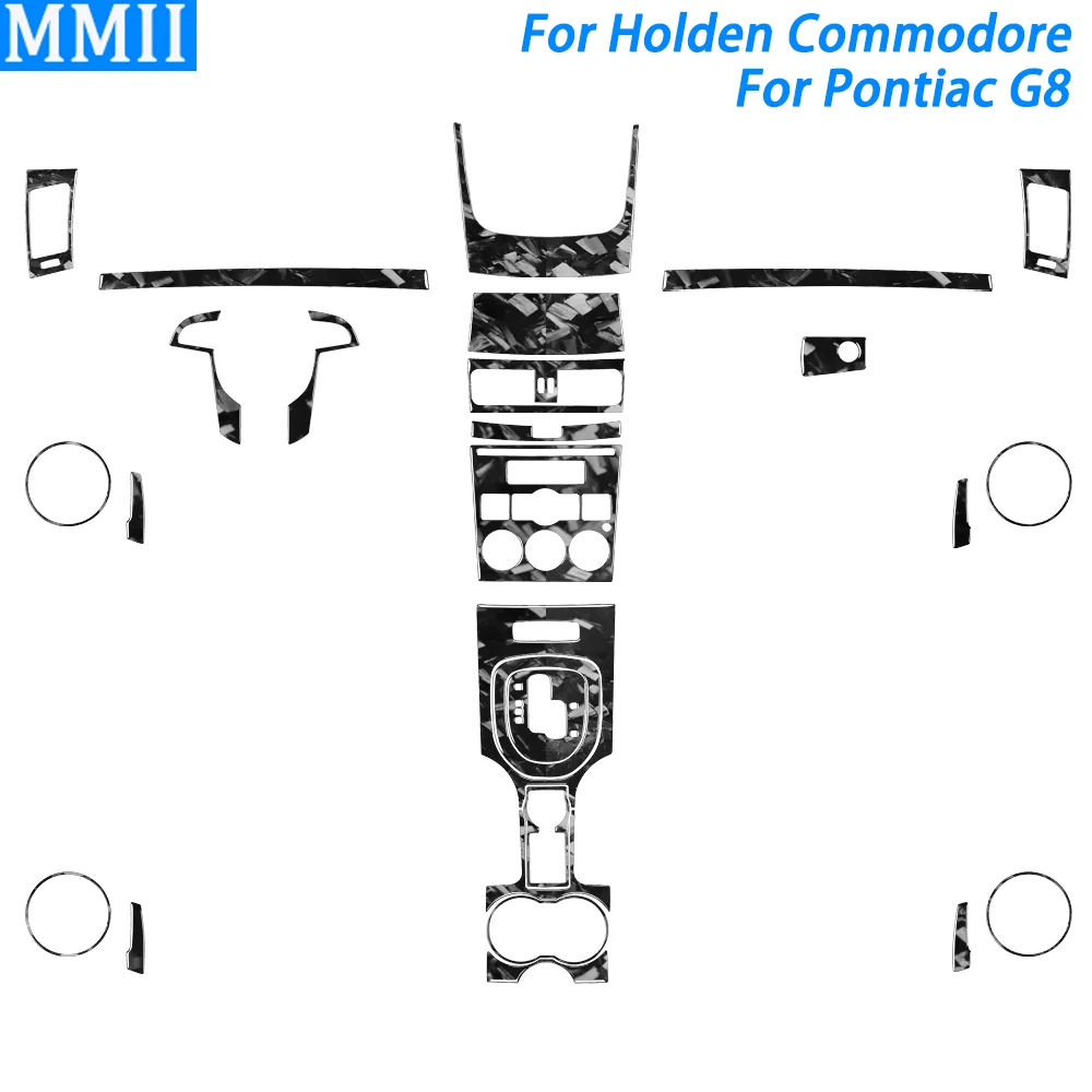 For Pontiac G8 2008-2009 For Holden Commodore 2006-2012 Forged Carbon Fiber Gear Shift Air Outlet Suite Car Accessories Sticker