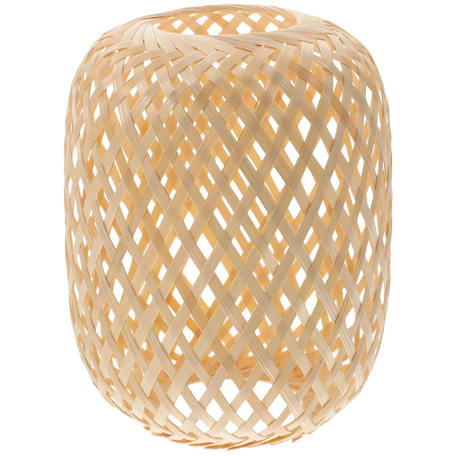 

Bamboo Lamp Shade Lantern 12x15.5cm Woven Pendant Light Cover Replacement Hanging Lampshades for Home Decor Rustic Style