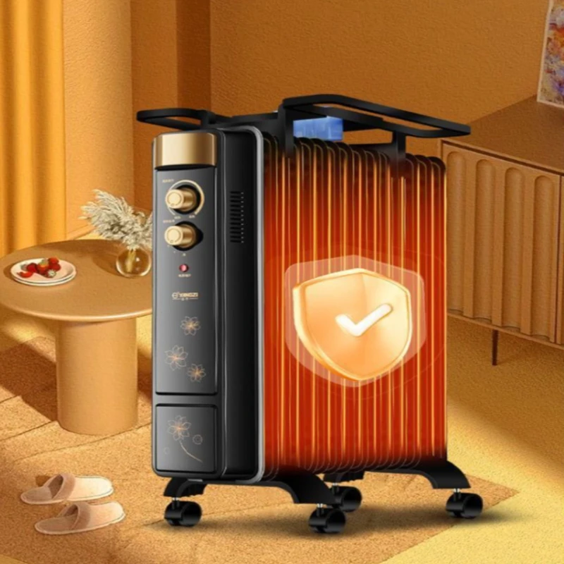 Leiser, ölgefüllter Heizkörper, elektrischer Heizkörper für zu Hause mit intelligentem Thermostat, 3-stufige Steuerung und Trocknungs- und Befeuchtungsfunktion
