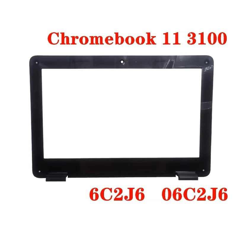 DELL Chromebook 11 3100 034YFY 06C2J6 용 새 원본 노트북 교체 Lcd 뒷면 커버 케이스 Lcd 전면 프레임