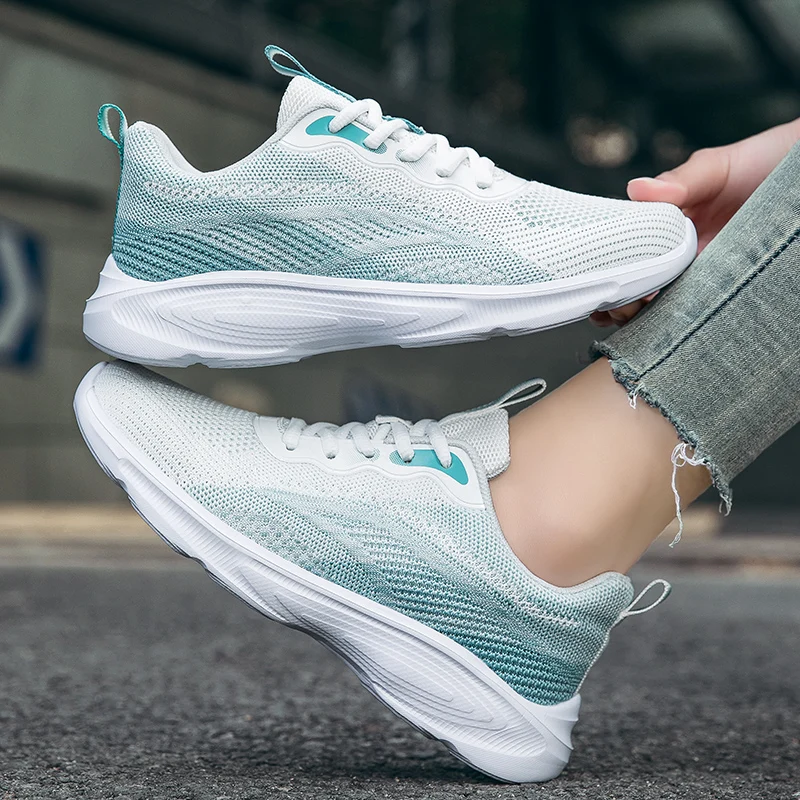 

Casual Running White Sneakers Women Fashion Anti Slip Hiking Mesh Breathability Shoes for Women Light Tennis Sneakers for Women