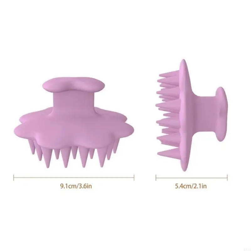 581F Hair Brush Soft Hair Scrubber Shower Scrubber for Women Pet